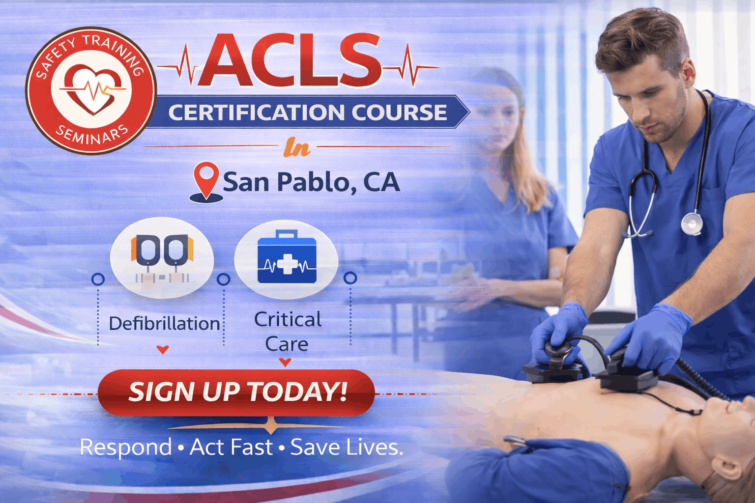 ACLS Certification Class in San Pablo, CA